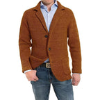 Achim | Herrenstrickjacke mit eleganter Schnittform, Tailored Cardigan | Nomad NTS | Gray