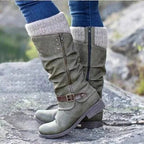 Ada | Damen orthopädische Stiefel, warme Winterstiefel | Nomadnts | Grey