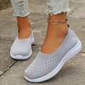 Adeline | Damen orthopädische Slip-On-Sneaker, leichte Komfortschuhe | Nomadnts | Gray
