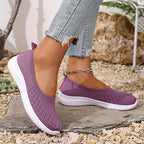 Adeline | Damen orthopädische Slip-On-Sneaker, leichte Komfortschuhe | Nomadnts | Black