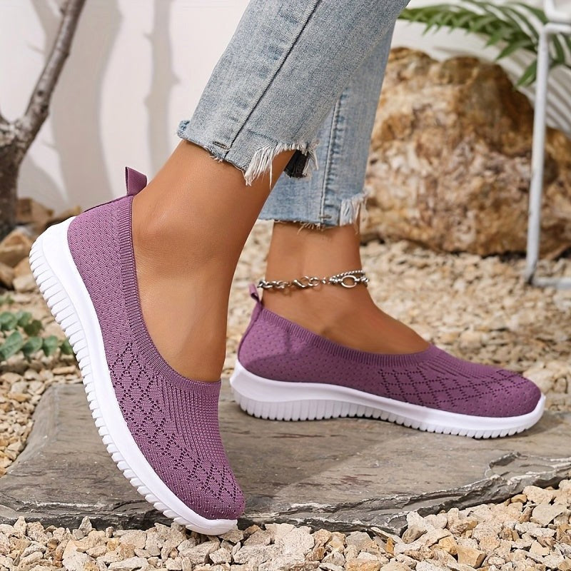 Adeline | Damen orthopädische Slip-On-Sneaker, leichte Komfortschuhe | Nomadnts | Black