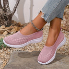 Adeline | Damen orthopädische Slip-On-Sneaker, leichte Komfortschuhe | Nomadnts | Pink