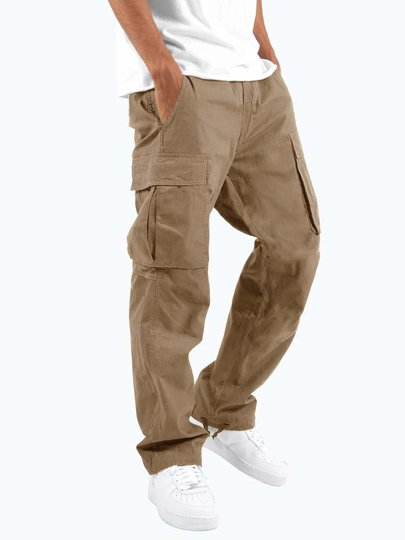 Aidan | Herren locker geschnittene Cargohose, gerade geschnittene, praktische Hose | Nomadnts | Nomadnts