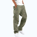 Aidan | Herren locker geschnittene Cargohose, gerade geschnittene, praktische Hose | Nomadnts | Nomadnts