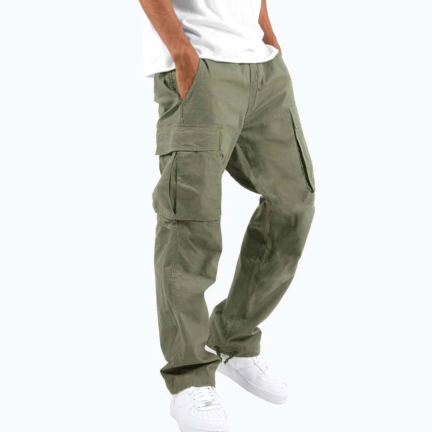 Aidan | Herren locker geschnittene Cargohose, gerade geschnittene, praktische Hose | Nomadnts | Nomadnts