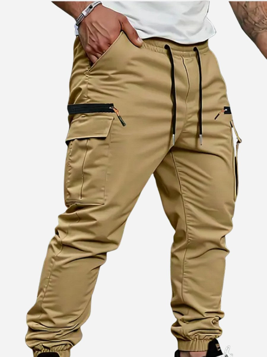 Alastair | Herren Stretch-Jogginghose, locker geschnittene Jogger | Nomadnts | Khaki