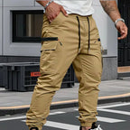Alastair | Herren Stretch-Jogginghose, locker geschnittene Jogger | Nomadnts | Army Green