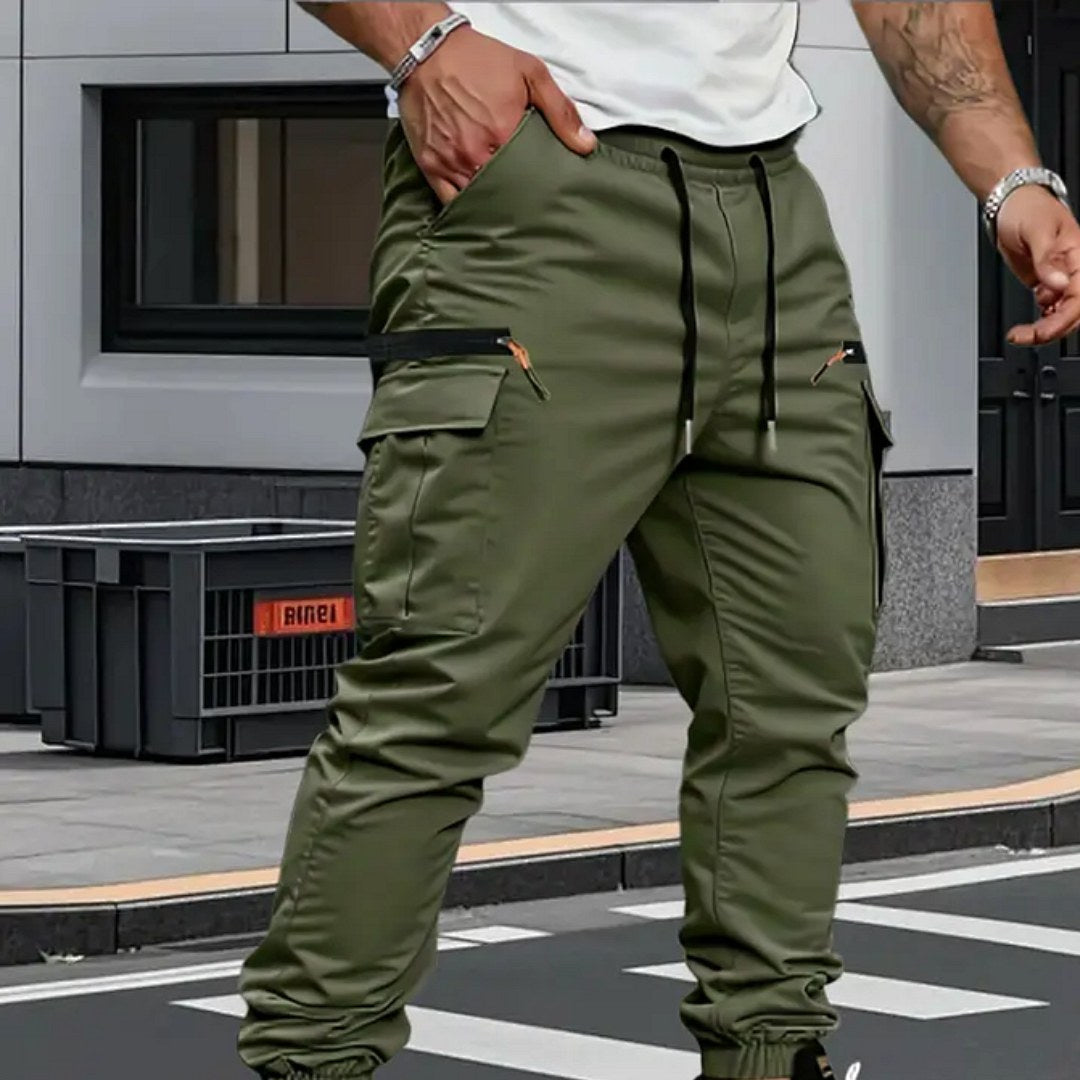 Alastair | Herren Stretch-Jogginghose, locker geschnittene Jogger | Nomadnts | Grey
