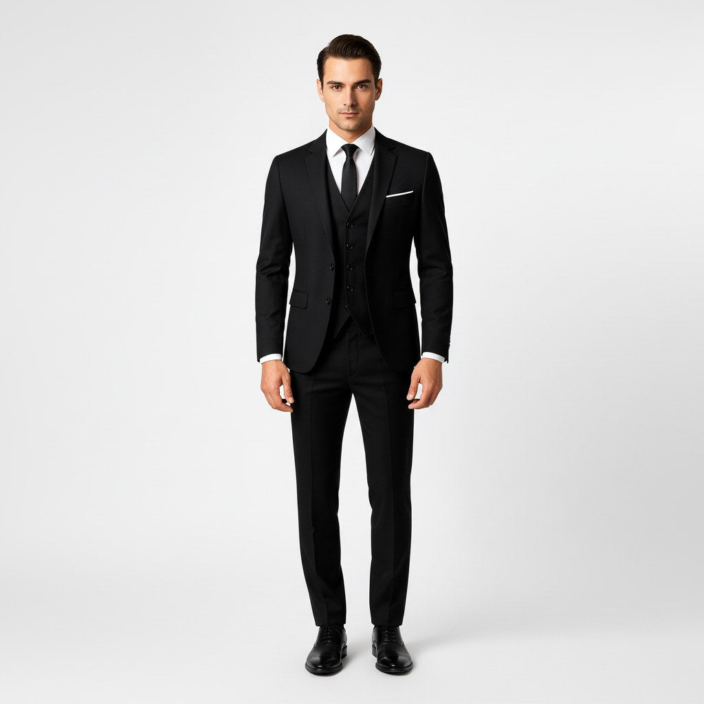 Alexander | Herrengarnitu Dreiteiler Mit Weste Formal, Elegante Anzuggarnitur | Nomad NTS