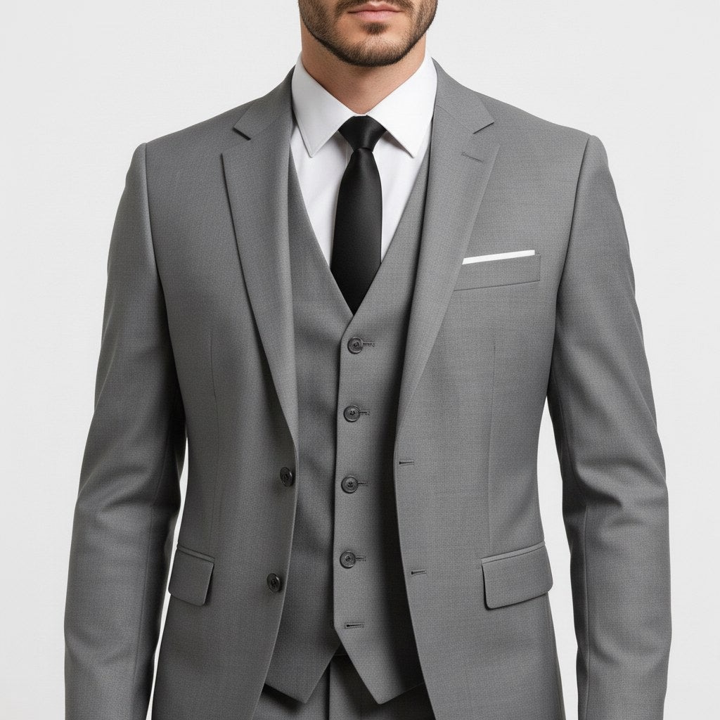 Alexander | Herrengarnitu Dreiteiler Mit Weste Formal, Elegante Anzuggarnitur | Nomad NTS