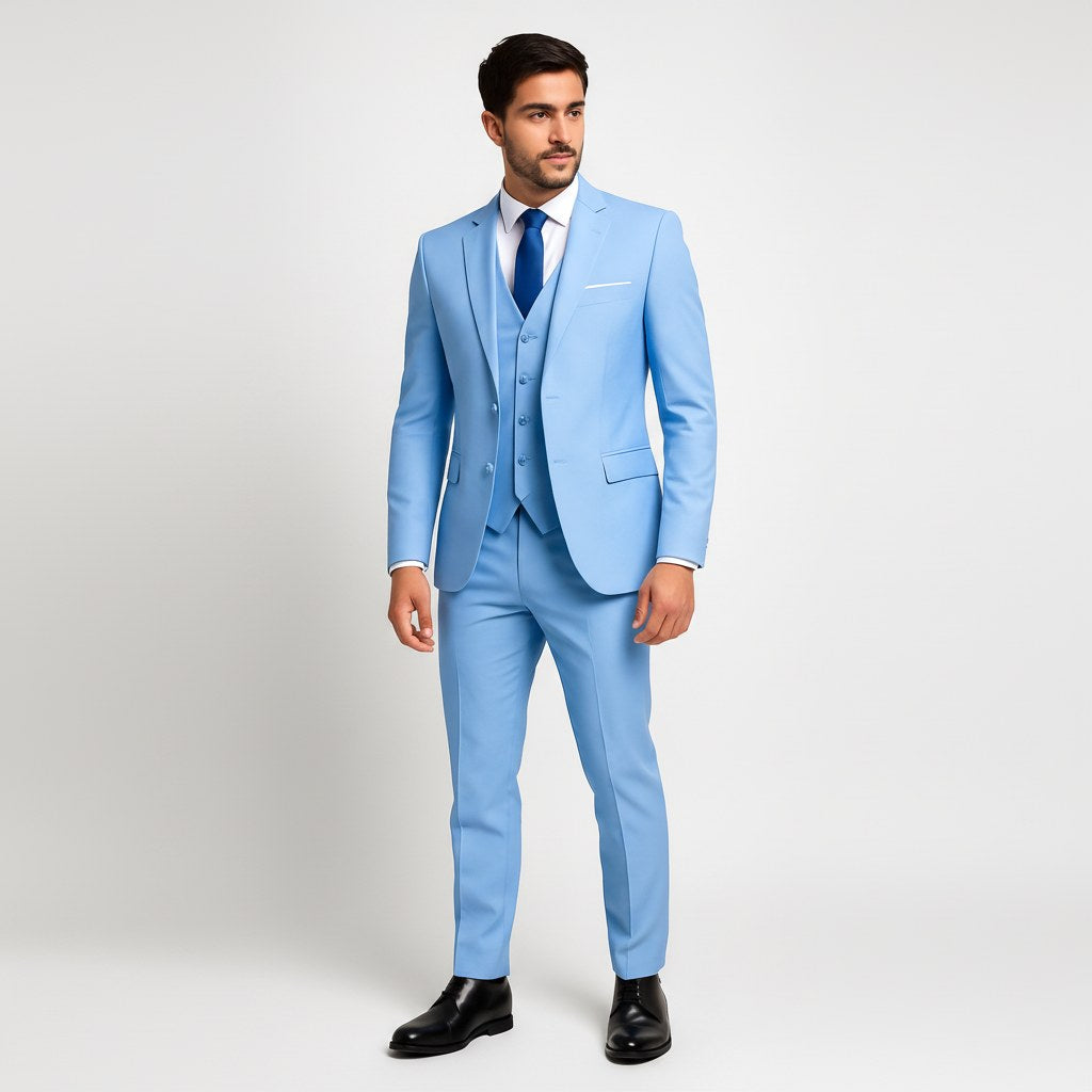 Alexander | Herrengarnitu Dreiteiler Mit Weste Formal, Elegante Anzuggarnitur | Nomad NTS