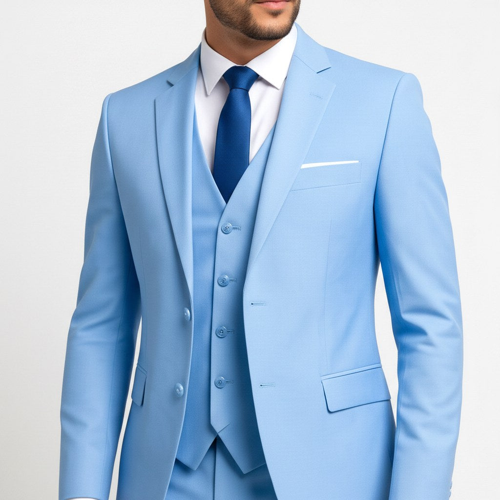 Alexander | Herrengarnitu Dreiteiler Mit Weste Formal, Elegante Anzuggarnitur | Nomad NTS