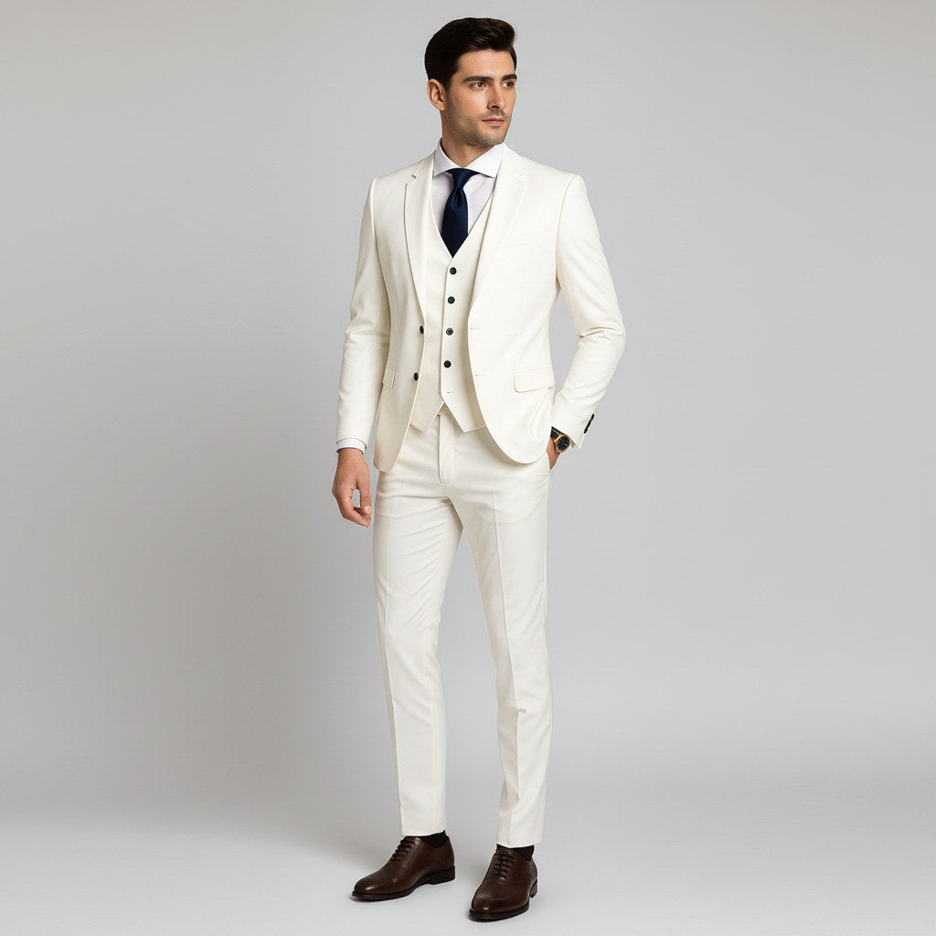 Alexander | Herrengarnitu Dreiteiler Mit Weste Formal, Elegante Anzuggarnitur | Nomad NTS