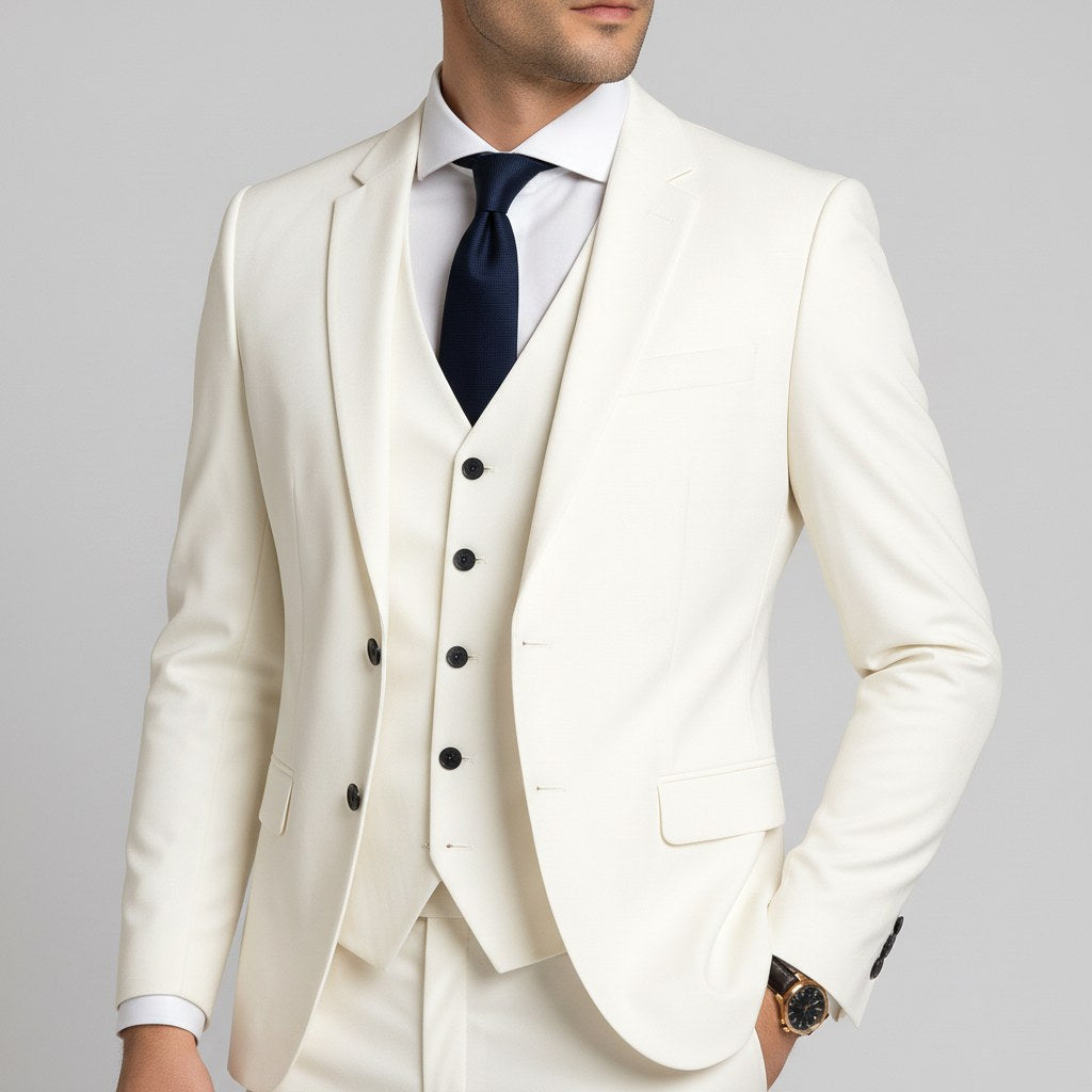 Alexander | Herrengarnitu Dreiteiler Mit Weste Formal, Elegante Anzuggarnitur | Nomad NTS