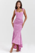 Alicja | Damen Spitzen-Abendkleid mit eng anliegender Silhouette, elegantes Abendkleid | Nomadnts | Nomadnts