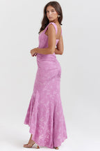 Alicja | Damen Spitzen-Abendkleid mit eng anliegender Silhouette, elegantes Abendkleid | Nomadnts | Nomadnts