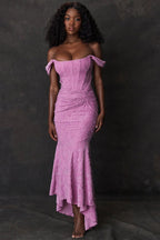 Alicja | Damen Spitzen-Abendkleid mit eng anliegender Silhouette, elegantes Abendkleid | Nomadnts | Nomadnts