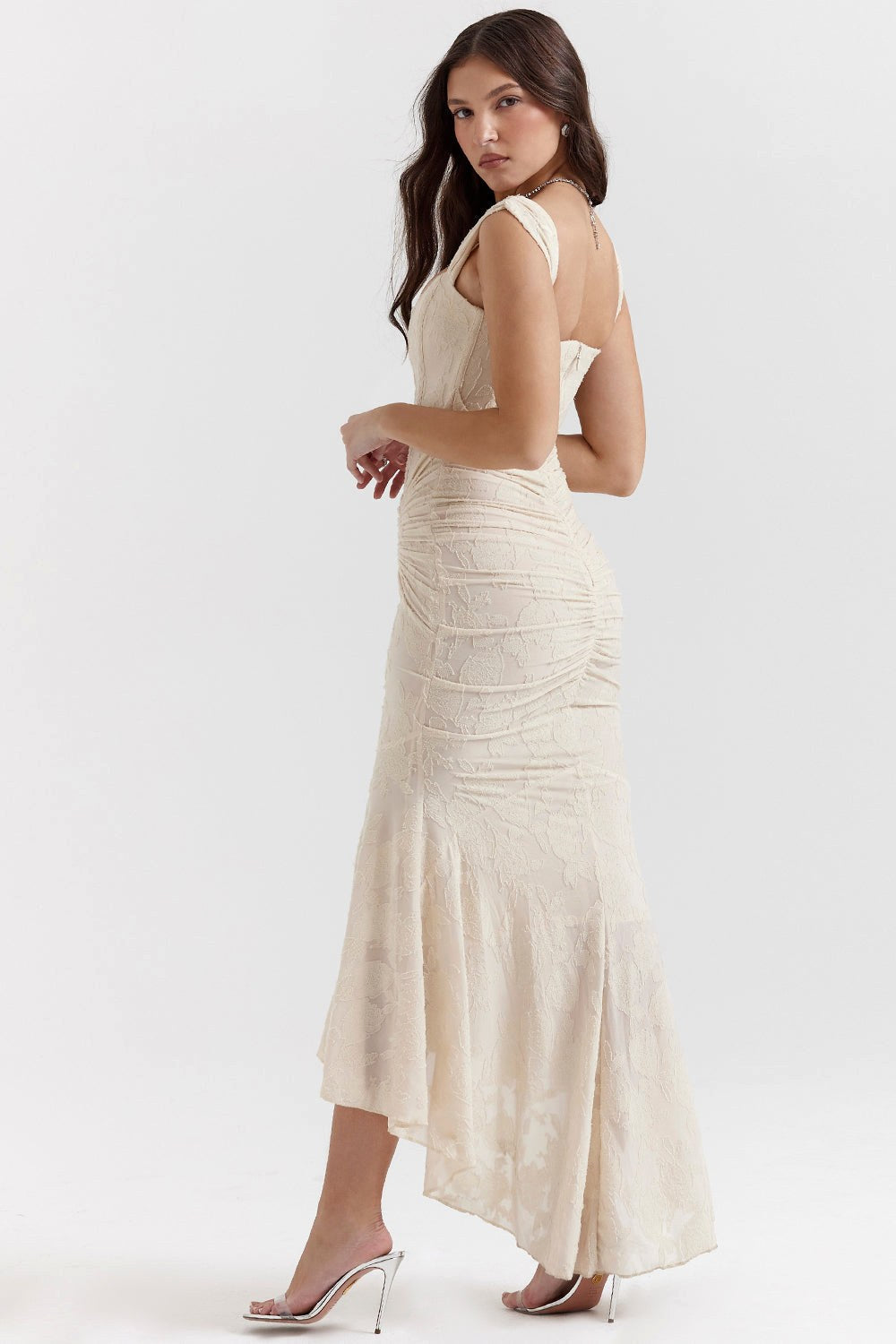 Alicja | Damen Spitzen-Abendkleid mit eng anliegender Silhouette, elegantes Abendkleid | Nomadnts | Nomadnts