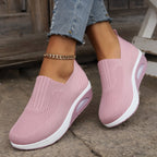 Amelie | Damen-Slip-On-Schuhe mit Dämpfung, Orthopädische Komfortschuhe | Nomad NTS | Rot