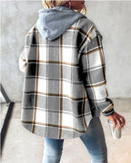 Anais | Damen Kapuzenpullover mit Kordelzug, locker geschnittene Komfortjacke | Nomadnts | Red