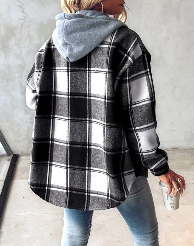 Anais | Damen Kapuzenpullover mit Kordelzug, locker geschnittene Komfortjacke | Nomadnts | Nomadnts