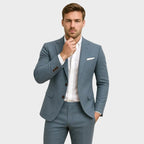 Andrzej | Herrenhose im Slim-Fit-Schnitt mit Revers, Zweiteiliger Anzug | Nomad NTS