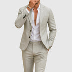 Andrzej | Herrenhose im Slim-Fit-Schnitt mit Revers, Zweiteiliger Anzug | Nomad NTS
