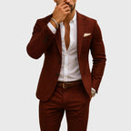 Andrzej | Herrenhose im Slim-Fit-Schnitt mit Revers, Zweiteiliger Anzug | Nomad NTS