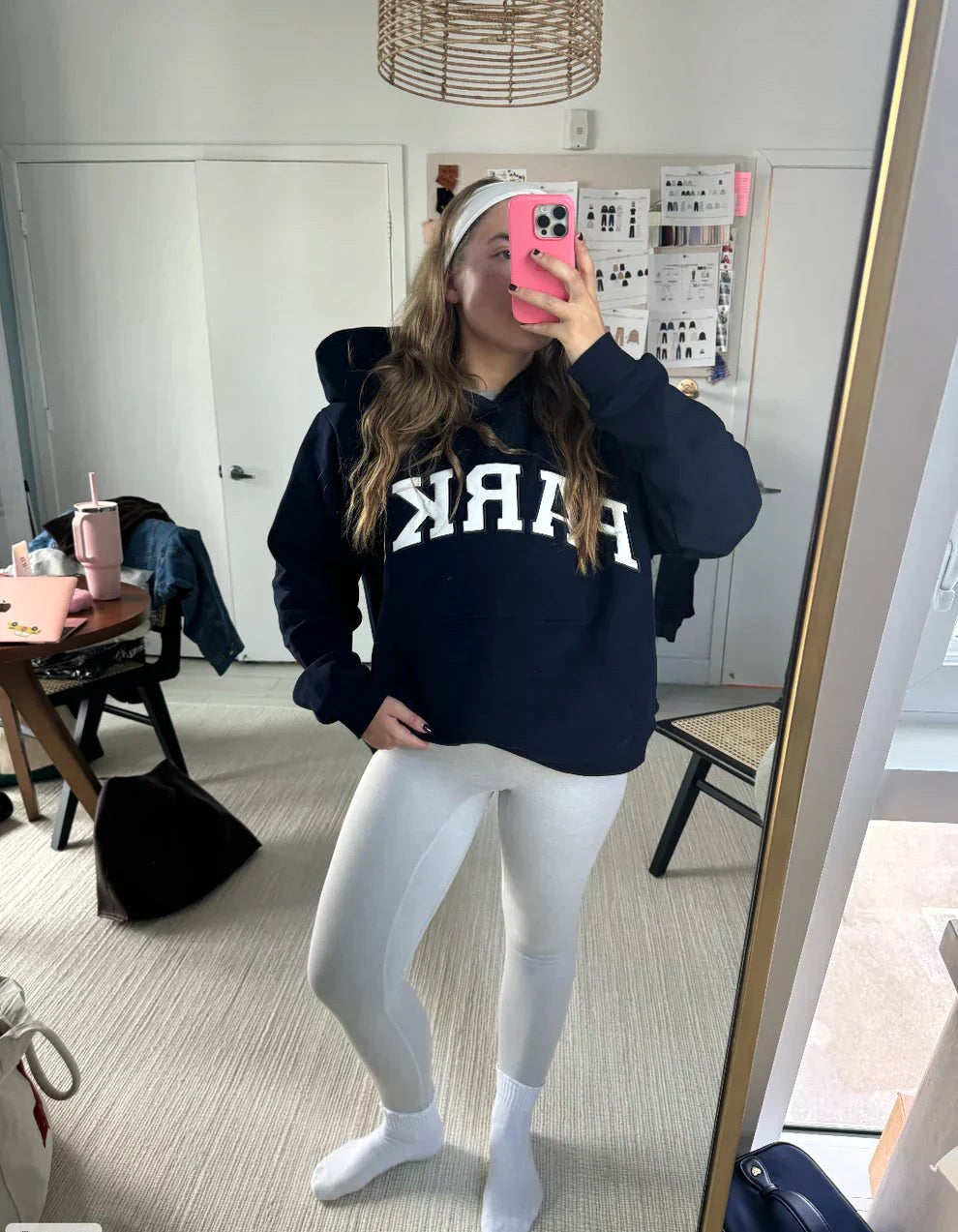 Annabelle | Damen Oversized Varsity-Sweatshirt, Chenille-Schriftzug Rundhalspullover | Nomadnts | Nomadnts