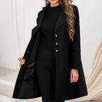 Annette | Damen tailliert geschnittener Wollmantel, Prestige-Wintermantel | Nomadnts | Nomadnts