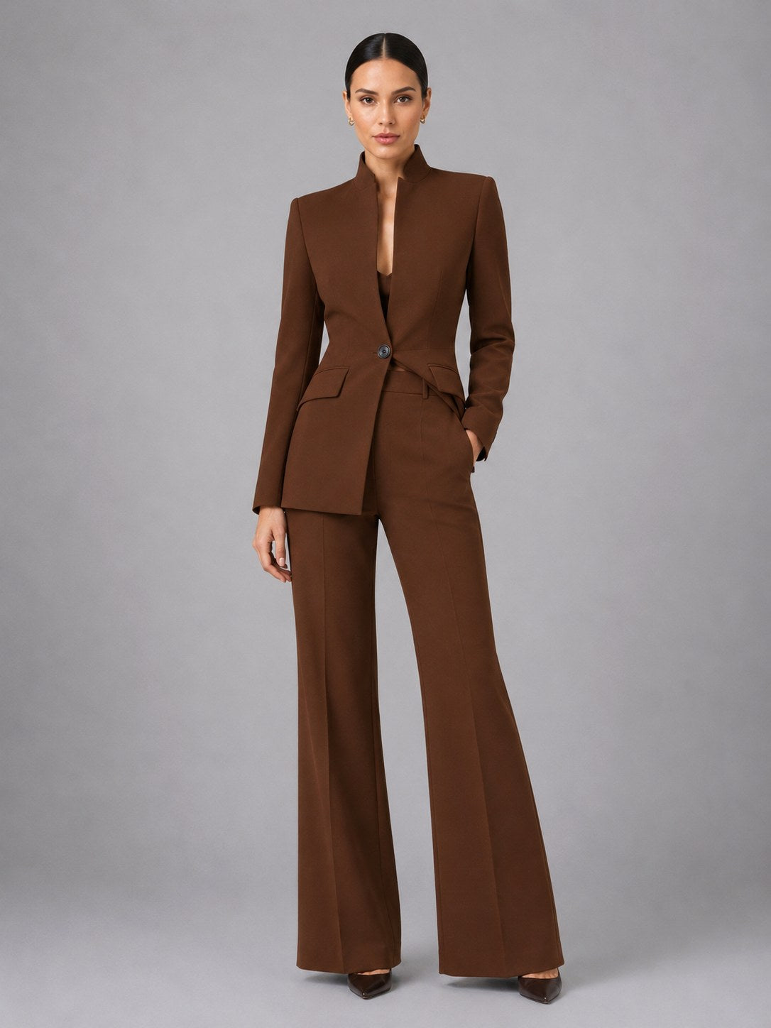 Annie | Damen tailliert geschnittener Blazer- und Hosenanzug, eleganter Zweiteiler | Nomadnts | Nomadnts