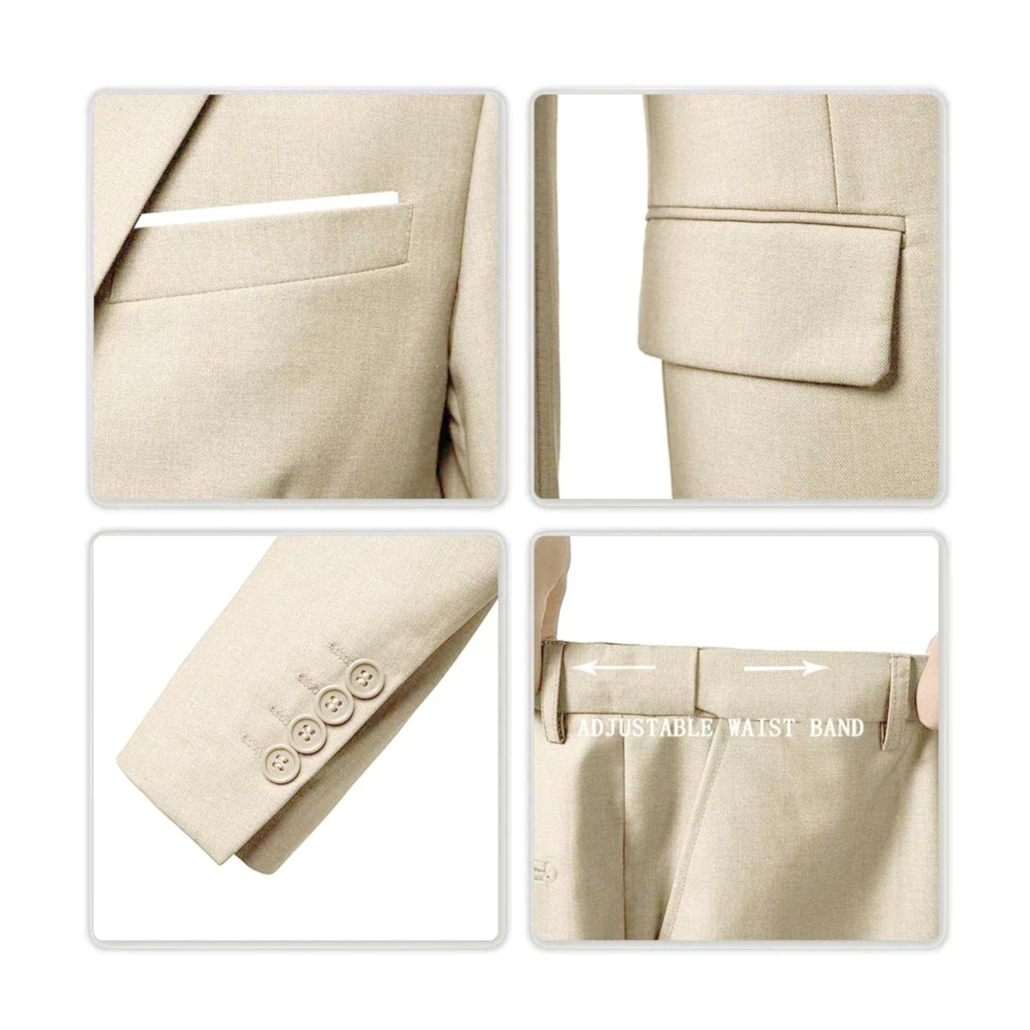 Anton | Herrenanzug Slim Fit mit Weste, Dreiteiliger Anzug | Nomad NTS