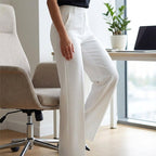 Antonina | Damen weit geschnittene Hose mit hoher Taille, elegante tailliert geschnittene Hose | Nomadnts | Nomadnts