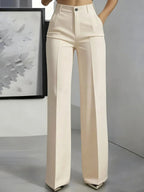 Antonina | Damen weit geschnittene Hose mit hoher Taille, elegante tailliert geschnittene Hose | Nomadnts | Nomadnts