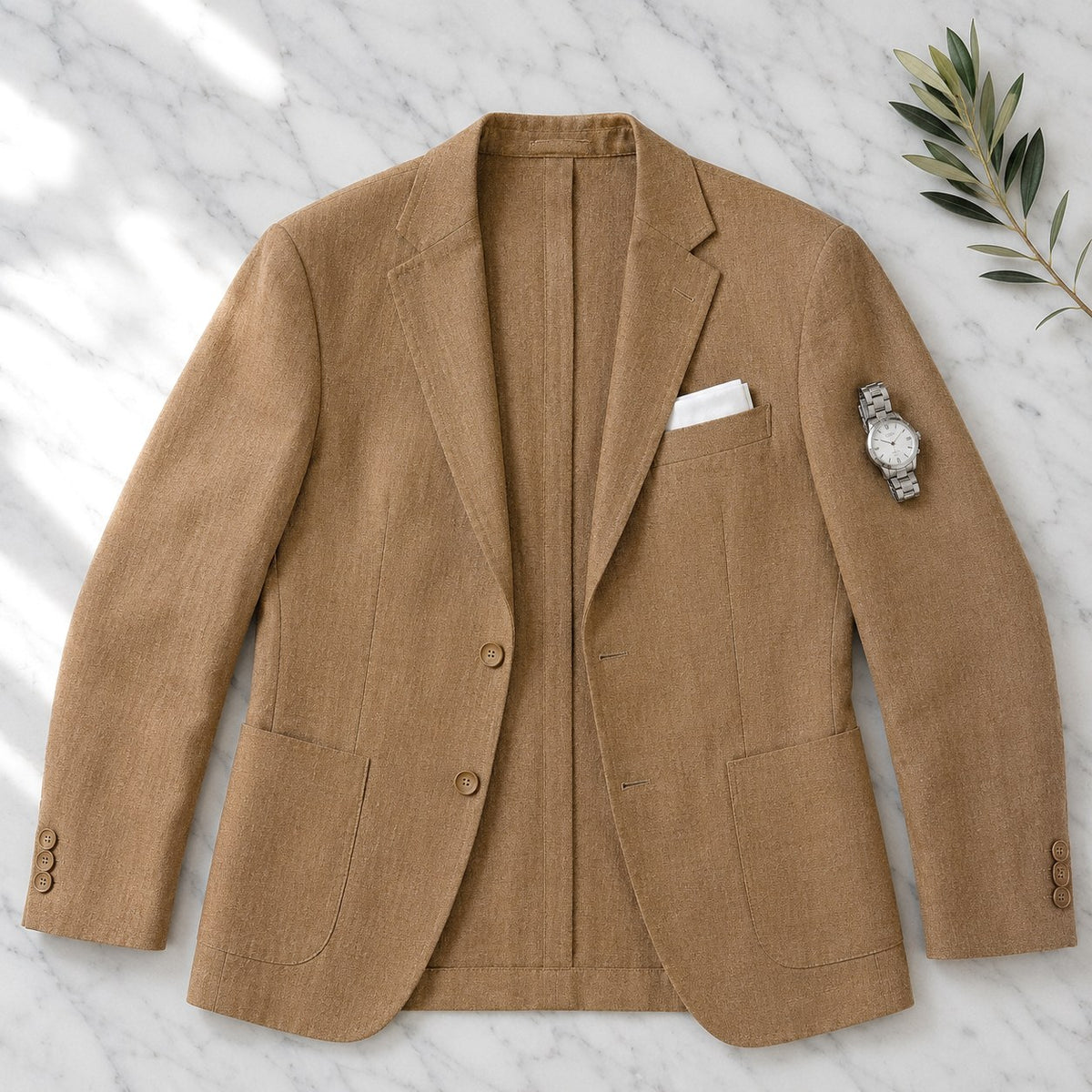 Arkadiusz | Herrenleinenblazer im Smart-Casual-Stil, leichte Sommerjacke | Nomad NTS
