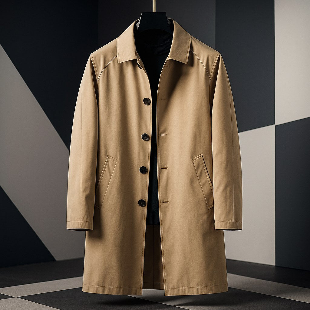 Arnold | Herren Trenchcoat mit klassischem Design, eleganter Herbstmantel | Nomad NTS