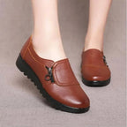 Audrey | Damen orthopädische Loafer, gepolsterte Slip-On-Schuhe | Nomadnts | Brown