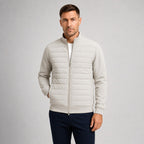 Austin | Herren-Hybridjacke mit Steppung und Strickärmeln, Herbstjacke | Nomadnts