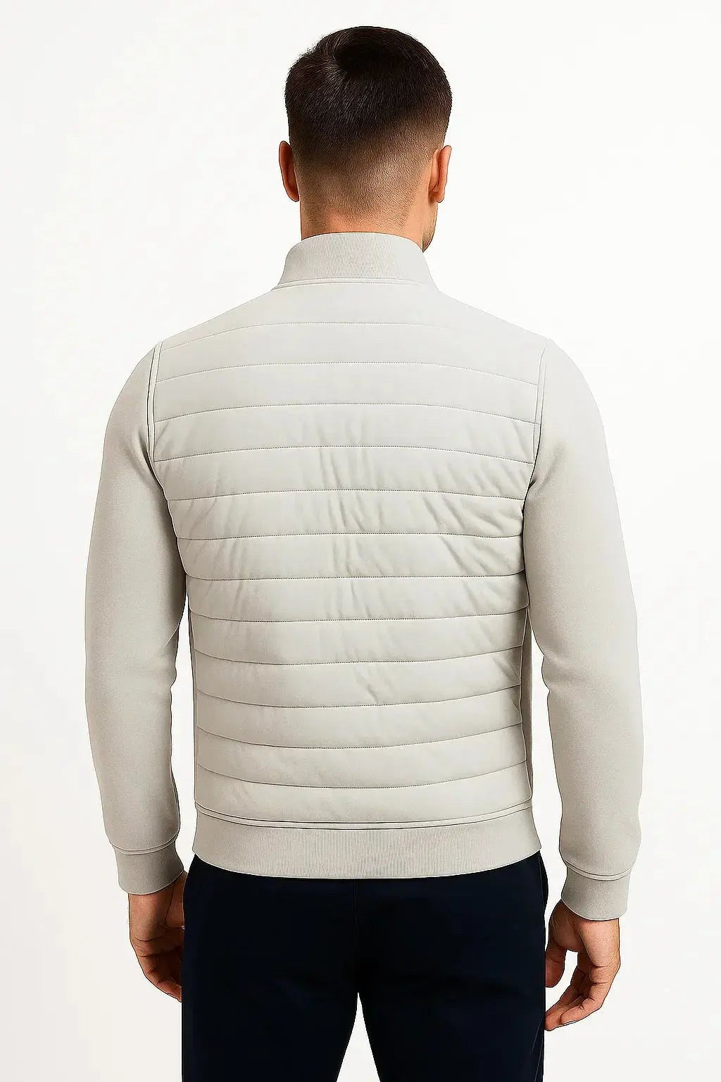 Austin | Herren-Hybridjacke mit Steppung und Strickärmeln, Herbstjacke | Nomadnts