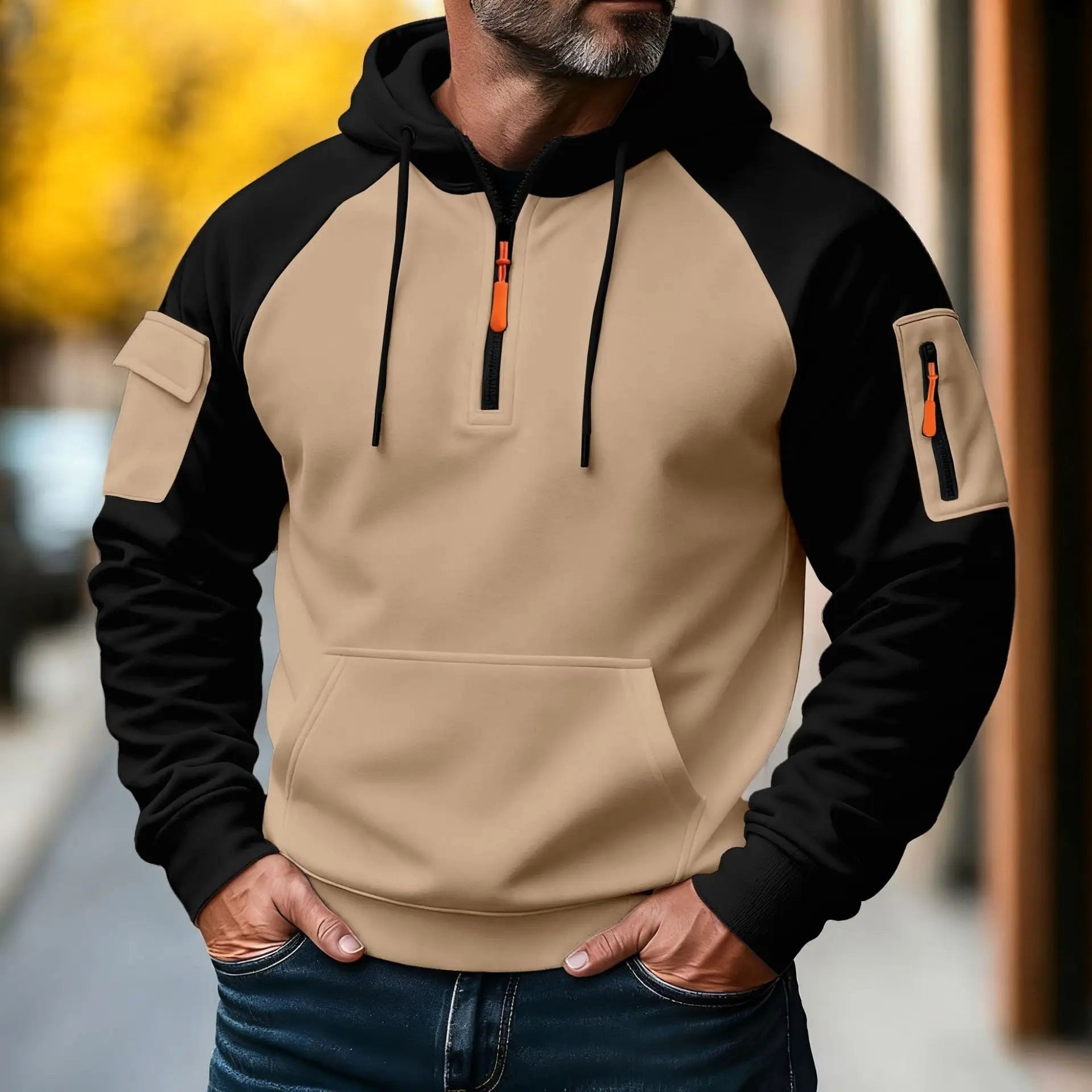 Bastian | Herren-Pullover mit Reißverschluss, Sportiver Strick-Pullover | Nomad NTS