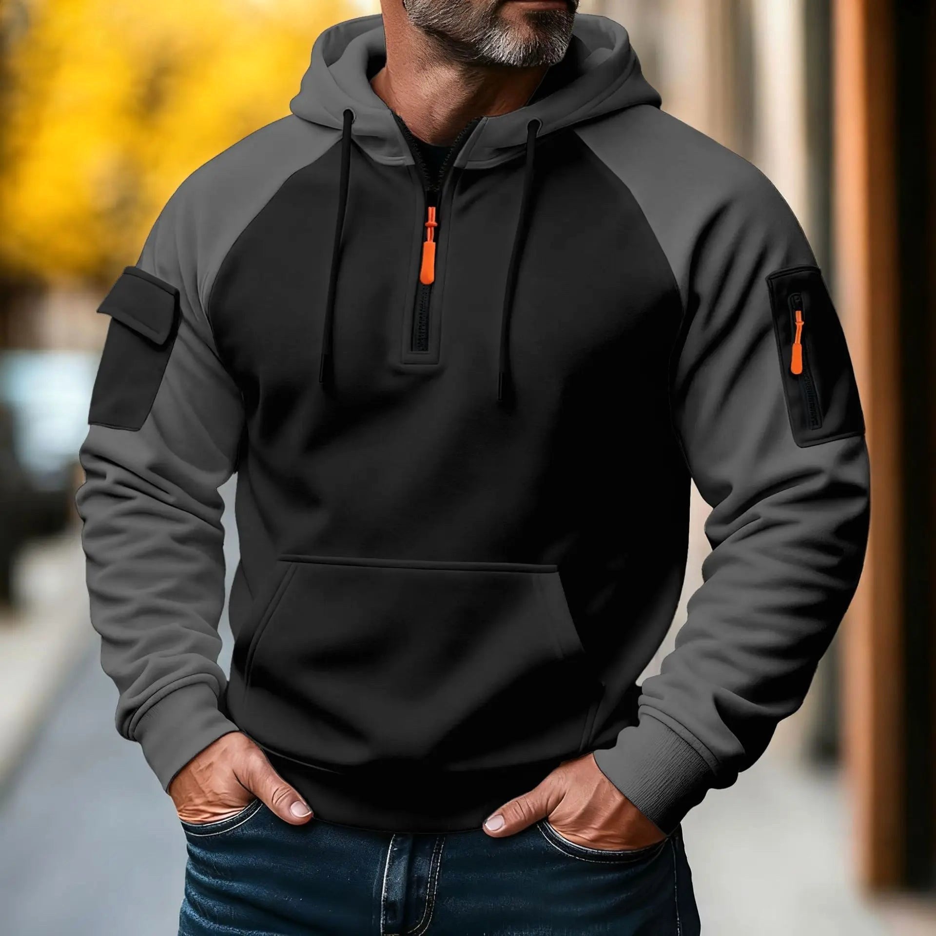 Bastian | Herren-Pullover mit Reißverschluss, Sportiver Strick-Pullover | Nomad NTS