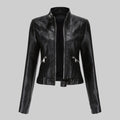 Beatrice | Damen Lederjacke, klassisch tailliert geschnittene Oberbekleidung | Nomadnts | Nomadnts