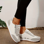Beatrice | Damen orthopädische Wanderschuhe, stützende Slip-On-Schuhe | Nomadnts | Grey