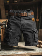 Benedict | Herren Vintage-Cargo-Shorts, locker geschnittene Utility-Shorts | Nomadnts | Nomadnts