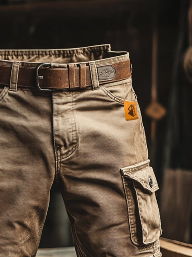 Benedict | Herren Vintage-Cargo-Shorts, locker geschnittene Utility-Shorts | Nomadnts | Nomadnts
