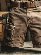 Benedict | Herren Vintage-Cargo-Shorts, locker geschnittene Utility-Shorts | Nomadnts | Nomadnts