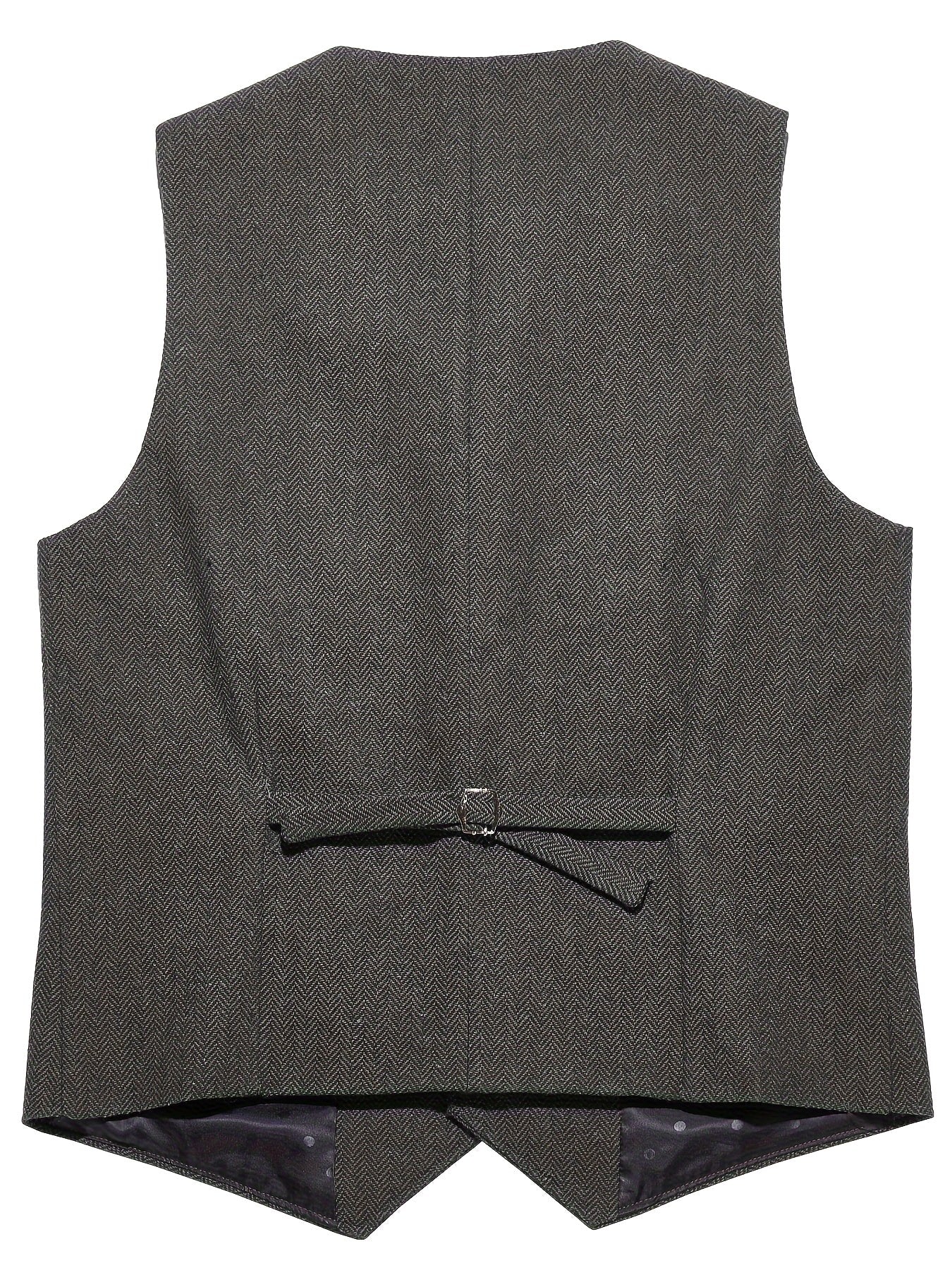 Benedikt | Herrenweste aus Wollmischung, klassische Strickweste | Nomad NTS | Green