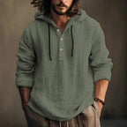 Bernd | Herren-Hoodie mit entspanntem Schnitt, moderner Kapuzenpullover | Nomad NTS | Green