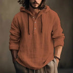 Bernd | Herren-Hoodie mit entspanntem Schnitt, moderner Kapuzenpullover | Nomad NTS | Coffee