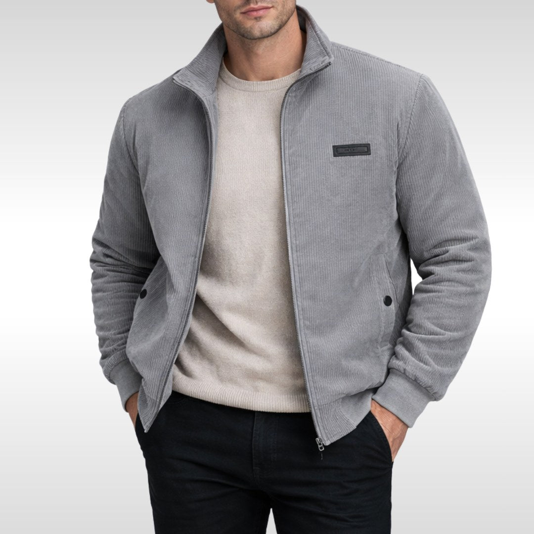 Blake | Herren-Cordjacke, warme Komfortjacke | Nomadnts | Schwarz